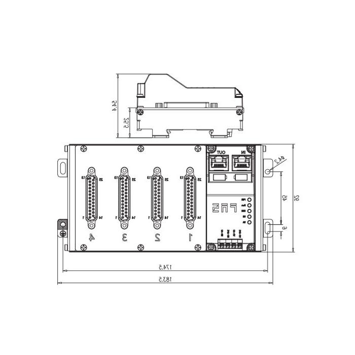 PROFINET协议，64DI/DO自适应配置，NPN， D-Sub接口，RJ45网口，IP20远程模块，009A92